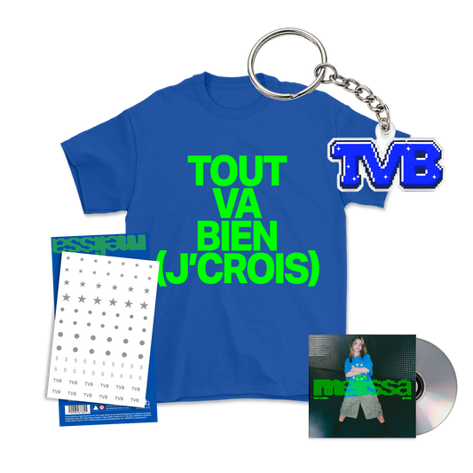 PACK SUPERFAN 1 : CD + PLANCHE NAIL ART + PORTE CLEF + T-SHIRT